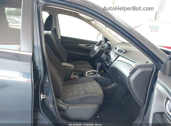 KNMAT2MV8GP734397 2016 NISSAN ROGUE Blue Widok wnętrza z przodu