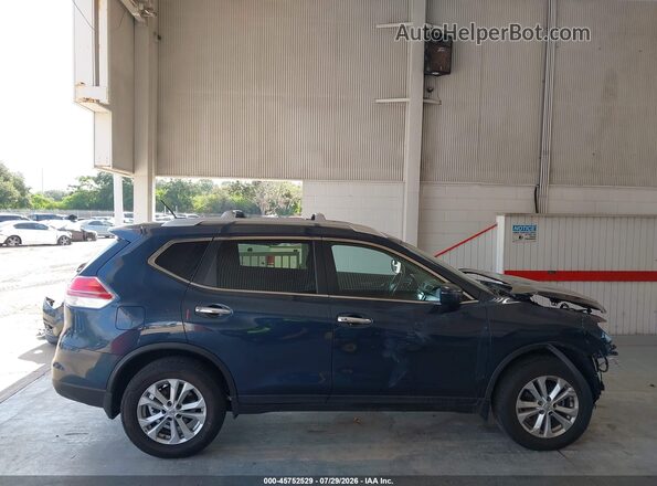 KNMAT2MV8GP734397 2016 NISSAN ROGUE Blue Widok wnętrza 360 stopni