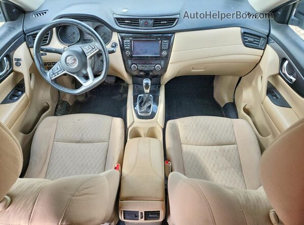KNMAT2MV8HP528935 2017 NISSAN ROGUE Белый Вид панели приборов