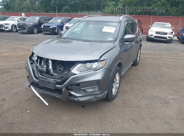 KNMAT2MV8HP546612 2017 NISSAN ROGUE Gray წინა ხედი