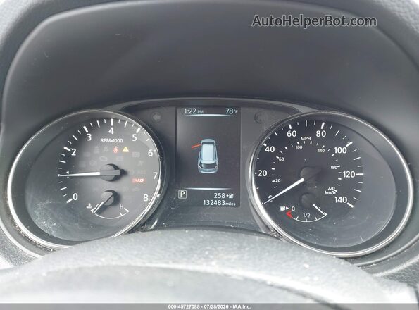 KNMAT2MV8HP558419 2017 NISSAN ROGUE Black უკანა სავარძლების ხედი