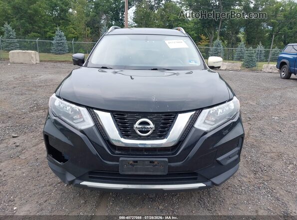 KNMAT2MV8HP558419 2017 NISSAN ROGUE Black ხელსაწყოთა პანელის ხედი
