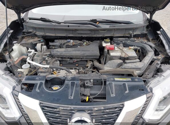 KNMAT2MV8HP558419 2017 NISSAN ROGUE Black უკანა ხედი