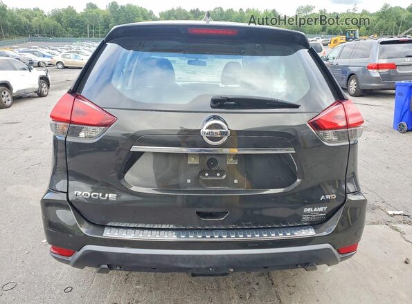 KNMAT2MV8HP573101 2017 NISSAN ROGUE Black Rear view