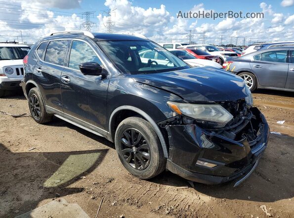 KNMAT2MV8HP615220 2017 NISSAN ROGUE Black Delantero derecho