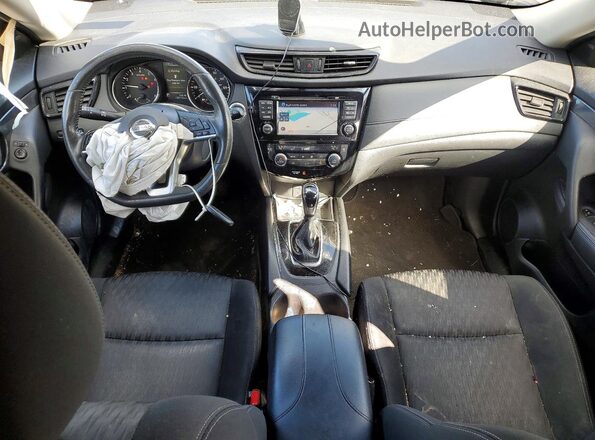 KNMAT2MV8HP615220 2017 NISSAN ROGUE Black Vista del salpicadero