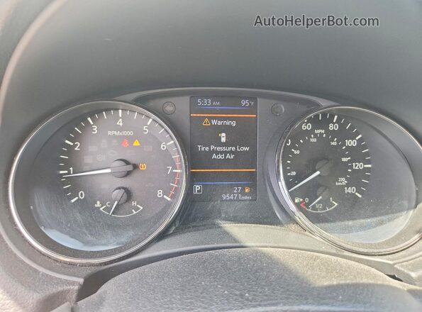 KNMAT2MV8JP530321 2018 NISSAN ROGUE Silver Սարքավորումների վահանակի տեսք