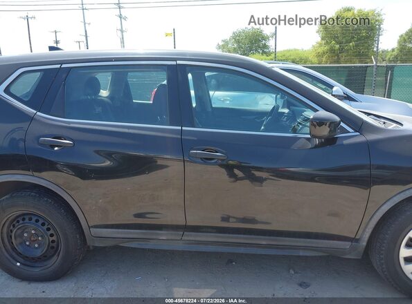 KNMAT2MV8JP549824 2018 NISSAN ROGUE Black უკანა სალონის ხედი