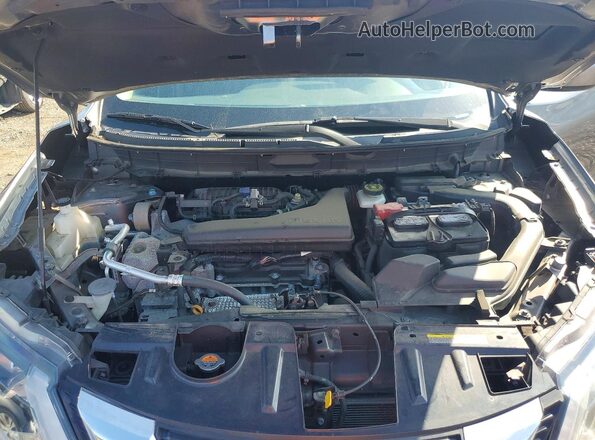 KNMAT2MV8JP556904 2018 NISSAN ROGUE Gray ძრავის განყოფილების ხედი