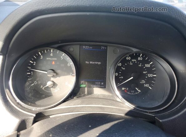KNMAT2MV8JP556904 2018 NISSAN ROGUE Gray ხელსაწყოთა პანელის ხედი