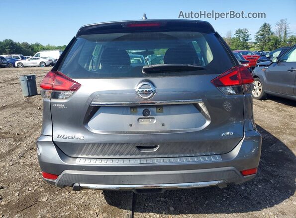 KNMAT2MV8JP556904 2018 NISSAN ROGUE Gray უკანა ხედი