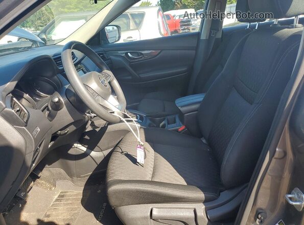 KNMAT2MV8JP556904 2018 NISSAN ROGUE Gray წინა სალონის ხედი