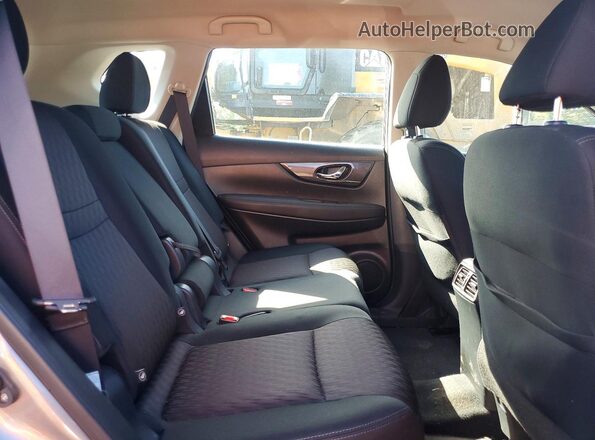 KNMAT2MV8JP556904 2018 NISSAN ROGUE Gray უკანა სალონის ხედი