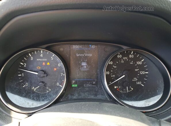 KNMAT2MV8JP567014 2018 NISSAN ROGUE Серый Вид щитка приборов