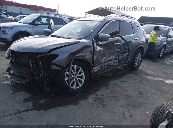 KNMAT2MV8JP589403 2018 NISSAN ROGUE Gray Передня ліва чверть