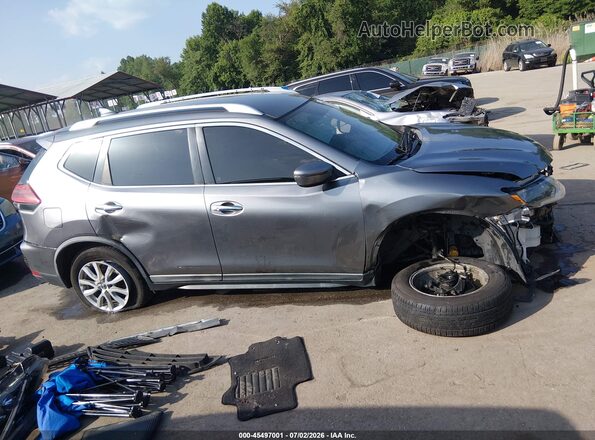 KNMAT2MV8JP589403 2018 NISSAN ROGUE Gray Вид задньої частини салону