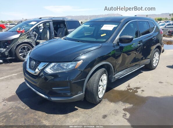 KNMAT2MV8KP518736 2019 NISSAN ROGUE Black Vista tres cuartos delantera izquierda