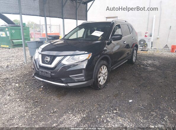 KNMAT2MV8KP554667 2019 NISSAN ROGUE Черный Передняя левая четверть