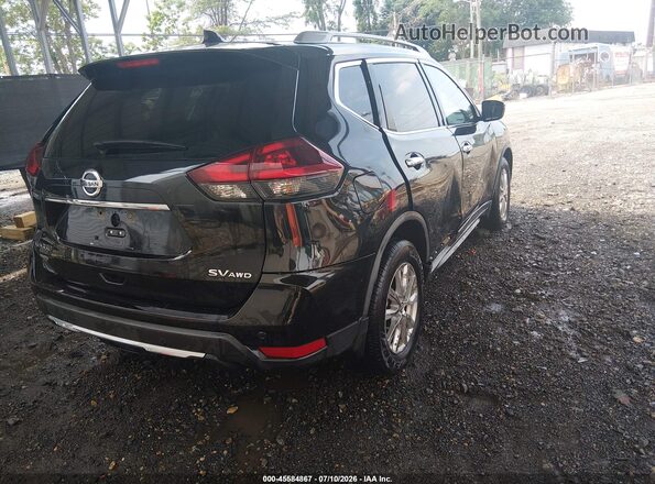 KNMAT2MV8KP554667 2019 NISSAN ROGUE Черный Задняя правая четверть