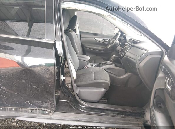 KNMAT2MV8KP554667 2019 NISSAN ROGUE Черный Вид салона спереди