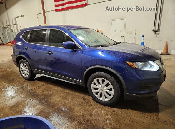 KNMAT2MV8LP543346 2020 NISSAN ROGUE Синий Передняя правая четверть