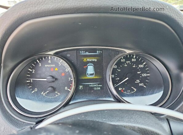 KNMAT2MV9GP594098 2016 NISSAN ROGUE White Instrument cluster view