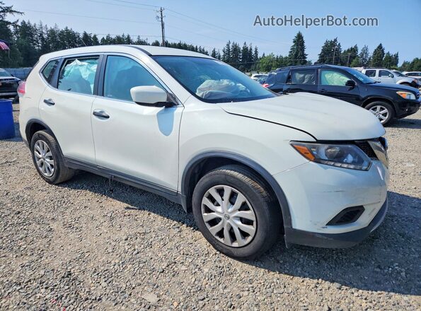 KNMAT2MV9GP594098 2016 NISSAN ROGUE White Front right
