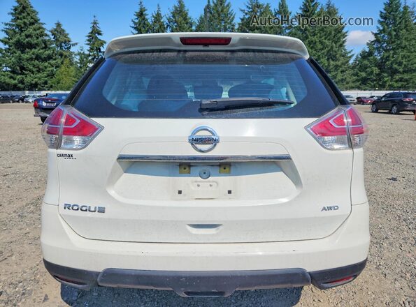 KNMAT2MV9GP594098 2016 NISSAN ROGUE White Rear view