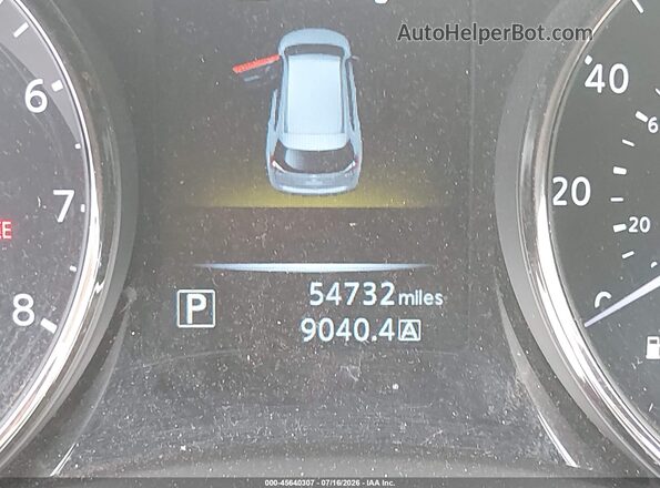 KNMAT2MV9GP598099 2016 NISSAN ROGUE Red Vista de los asientos traseros