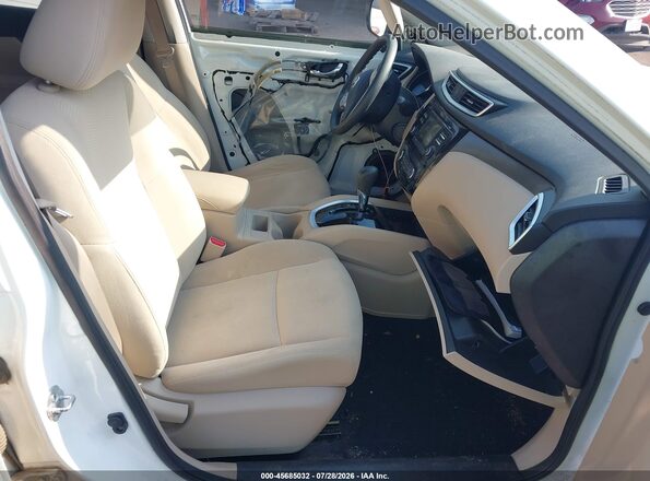 KNMAT2MV9GP610414 2016 NISSAN ROGUE White Вид салону спереду