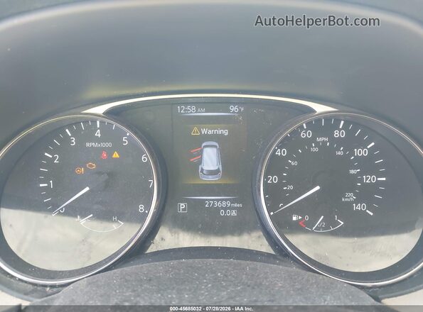 KNMAT2MV9GP610414 2016 NISSAN ROGUE White Вид задніх сидінь