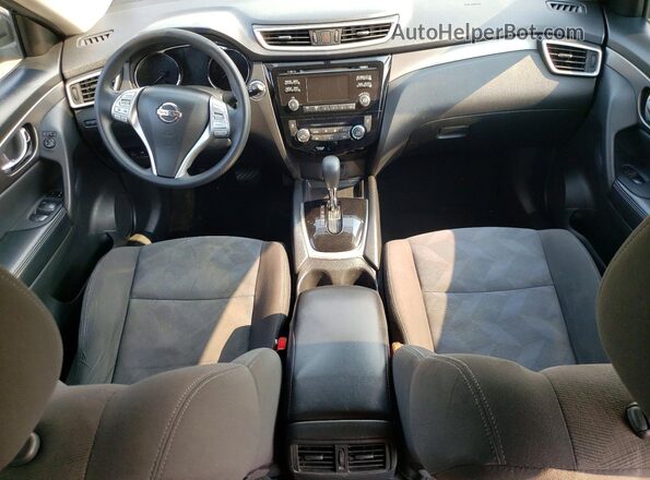 KNMAT2MV9GP639802 2016 NISSAN ROGUE Black Dashboard view