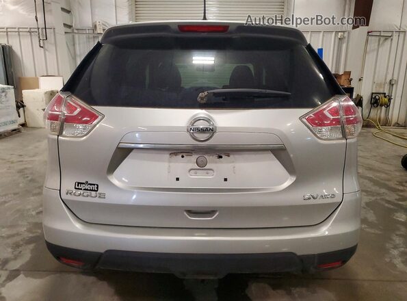 KNMAT2MV9GP675392 2016 NISSAN ROGUE Silver Vista trasera
