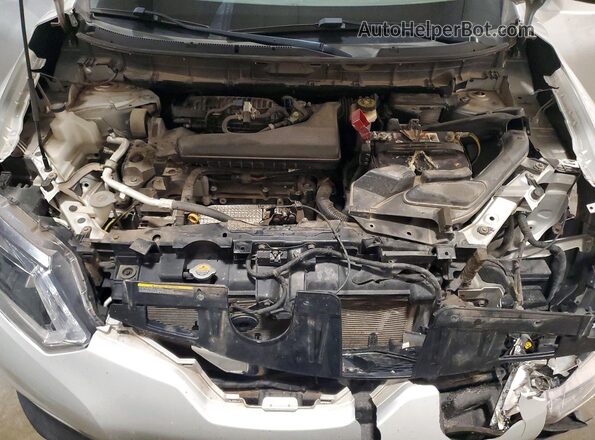 KNMAT2MV9GP675392 2016 NISSAN ROGUE Silver Vista del compartimento del motor