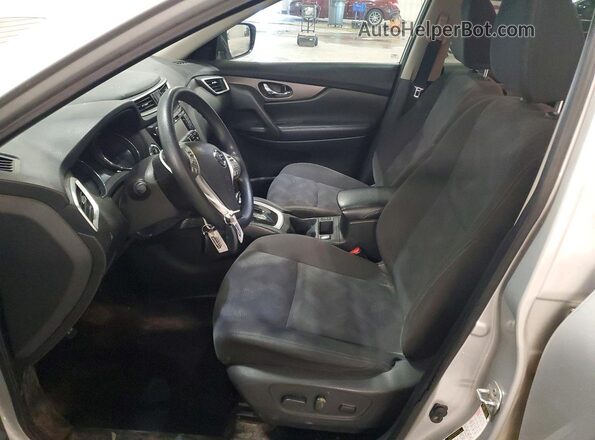 KNMAT2MV9GP675392 2016 NISSAN ROGUE Silver Vista interior delantera
