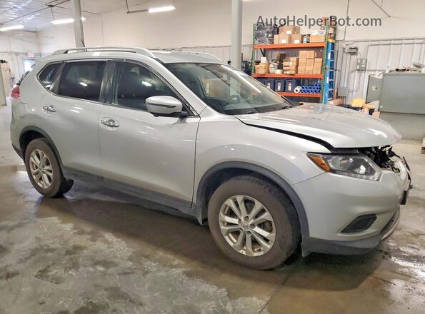 KNMAT2MV9GP675392 2016 NISSAN ROGUE Silver Delantero derecho