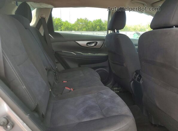 KNMAT2MV9GP678096 2016 NISSAN ROGUE Gray უკანა სალონის ხედი