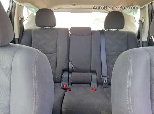 KNMAT2MV9GP678096 2016 NISSAN ROGUE Gray უკანა სავარძლების ხედი