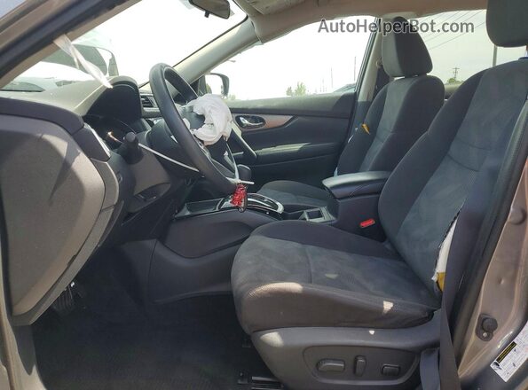 KNMAT2MV9GP678096 2016 NISSAN ROGUE Gray წინა სალონის ხედი