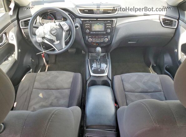 KNMAT2MV9GP678096 2016 NISSAN ROGUE Gray წინა პანელის ხედი