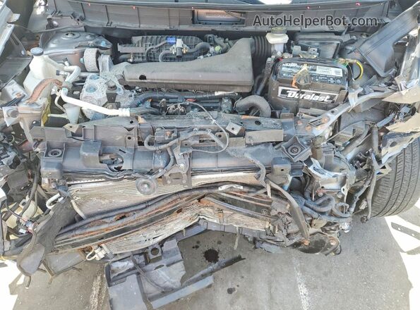 KNMAT2MV9GP678096 2016 NISSAN ROGUE Gray ძრავის განყოფილების ხედი