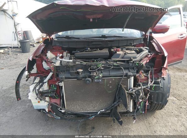 KNMAT2MV9GP685050 2016 NISSAN ROGUE Red Դիմացի տեսք