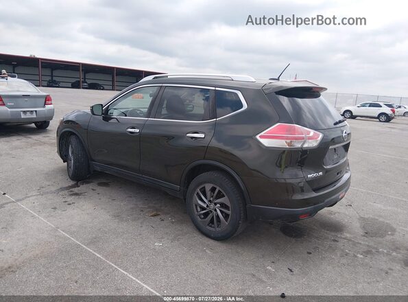 KNMAT2MV9GP687039 2016 NISSAN ROGUE Black Задня ліва чверть