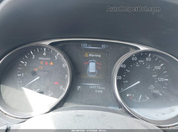 KNMAT2MV9GP688935 2016 NISSAN ROGUE Gray Widok tylnych siedzeń