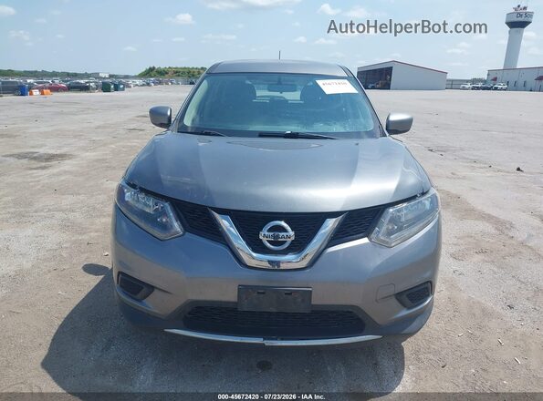 KNMAT2MV9GP688935 2016 NISSAN ROGUE Gray Widok z przodu