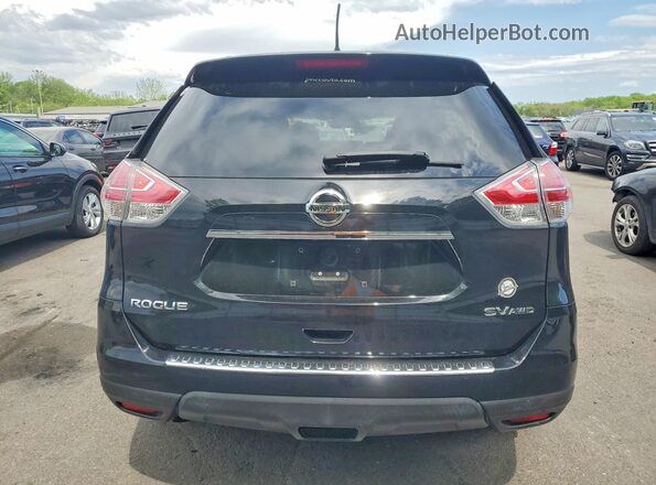 KNMAT2MV9GP702123 2016 NISSAN ROGUE Черный Вид сзади