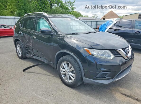 KNMAT2MV9GP702123 2016 NISSAN ROGUE Черный Передняя правая четверть