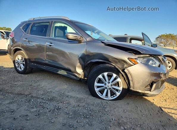 KNMAT2MV9GP702901 2016 NISSAN ROGUE Charcoal Front right