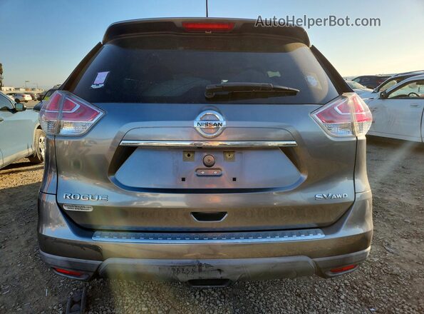 KNMAT2MV9GP702901 2016 NISSAN ROGUE Charcoal Rear view