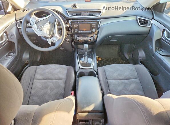 KNMAT2MV9GP702901 2016 NISSAN ROGUE Charcoal Dashboard view